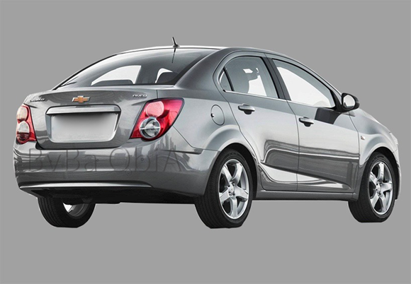 Afbeelding van Achterruit Chevrolet Aveo sedan 