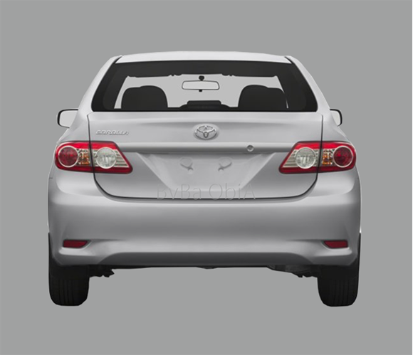 Afbeelding van Achterruit Toyota Corolla sedan