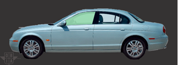 Afbeelding van Zijruit links Jaguar S-type