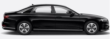 Afbeelding van Zijruit rechts Audi A8 (DONKERE RUIT)