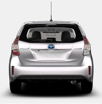 Afbeelding van Achterruit Toyota Prius 
