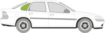 Afbeelding van Zijruit rechts Opel Vectra sedan 