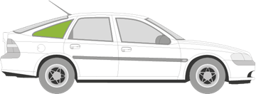 Afbeelding van Zijruit rechts Opel Vectra 5 deurs 