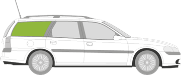 Afbeelding van Zijruit rechts Opel Vectra break 