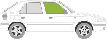 Afbeelding van Zijruit rechts Skoda Felicia 