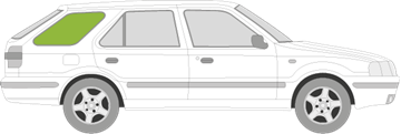 Afbeelding van Zijruit rechts Skoda Felicia break