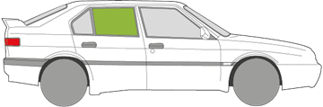 Afbeelding van Zijruit rechts Alfa Romeo 33