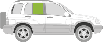 Afbeelding van Zijruit rechts Suzuki Grand Vitara 
