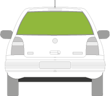 Afbeelding van Achterruit Seat Arosa