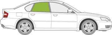 Afbeelding van Zijruit rechts Subaru Legacy sedan