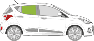 Afbeelding van Zijruit rechts Hyundai i10