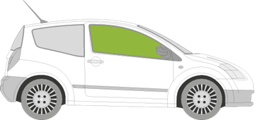 Afbeelding van Zijruit rechts Citroën C2 