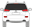 Afbeelding van Achterruit Citroën C-crosser (DONKERE RUIT)
