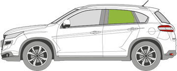 Afbeelding van Zijruit links Citroën C4 Aircross