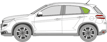 Afbeelding van Zijruit links Citroën C4 Aircross