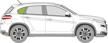 Afbeelding van Zijruit rechts Citroën C4 Aircross