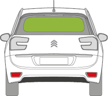 Afbeelding van Achterruit Citroën C4 Grand Picasso 