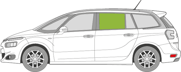 Afbeelding van Zijruit links Citroën C4 Grand Picasso