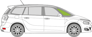 Afbeelding van Zijruit rechts Citroën C4 Grand Picasso