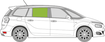 Afbeelding van Zijruit rechts Citroën C4 Grand Picasso