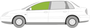 Afbeelding van Zijruit links Citroën C5 5 deurs