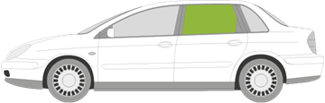 Afbeelding van Zijruit links Citroën C5 5 deurs