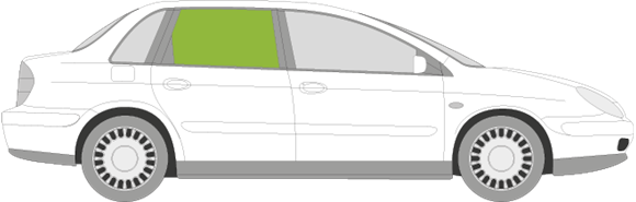 Afbeelding van Zijruit rechts Citroën C5 5 deurs