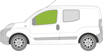 Afbeelding van Zijruit links Citroën Nemo
