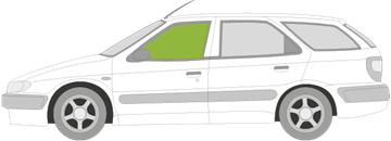 Afbeelding van Zijruit links Citroën Xsara break