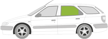 Afbeelding van Zijruit links Citroën Xsara break