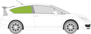Afbeelding van Zijruit rechts Citroën C4 3 deurs