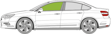 Afbeelding van Zijruit links Citroën C5 sedan 