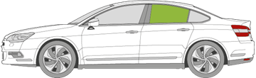 Afbeelding van Zijruit links Citroën C5 sedan