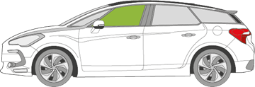 Afbeelding van Zijruit links Citroën DS5 