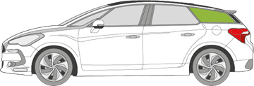 Afbeelding van Zijruit links Citroën DS5 