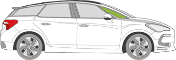 Afbeelding van Zijruit rechts Citroën DS5 