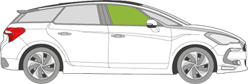 Afbeelding van Zijruit rechts Citroën DS5 