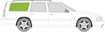 Afbeelding van Zijruit rechts Volvo V70 