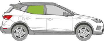 Afbeelding van Zijruit rechts Seat Arona