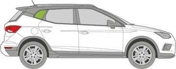 Afbeelding van Zijruit rechts Seat Arona