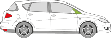 Afbeelding van Zijruit rechts Seat Toledo 