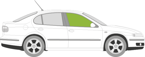 Afbeelding van Zijruit rechts Seat Toledo sedan