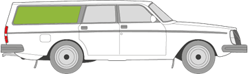 Afbeelding van Zijruit rechts Volvo 245/265