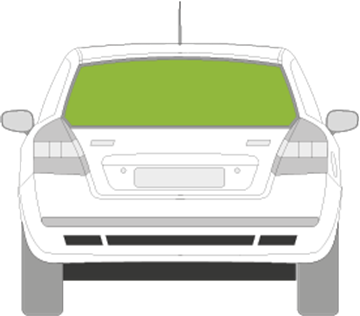 Afbeelding van Achterruit Fiat Stilo 3 deurs (3 gaten)