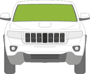 Afbeelding van Voorruit Jeep Grand Cherokee met sensor