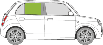 Afbeelding van Zijruit rechts Daihatsu Trevis