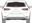 Afbeelding van Achterruit Seat Leon 3 deurs (DONKERE RUIT)
