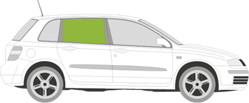 Afbeelding van Zijruit rechts Fiat Stilo 5 deurs