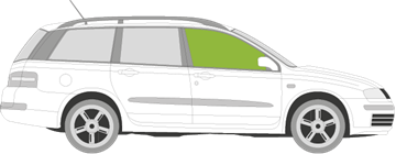 Afbeelding van Zijruit rechts Fiat Stilo break