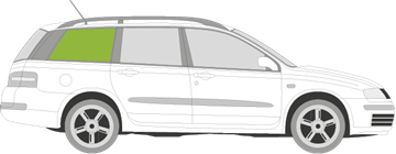 Afbeelding van Zijruit rechts Fiat Stilo break